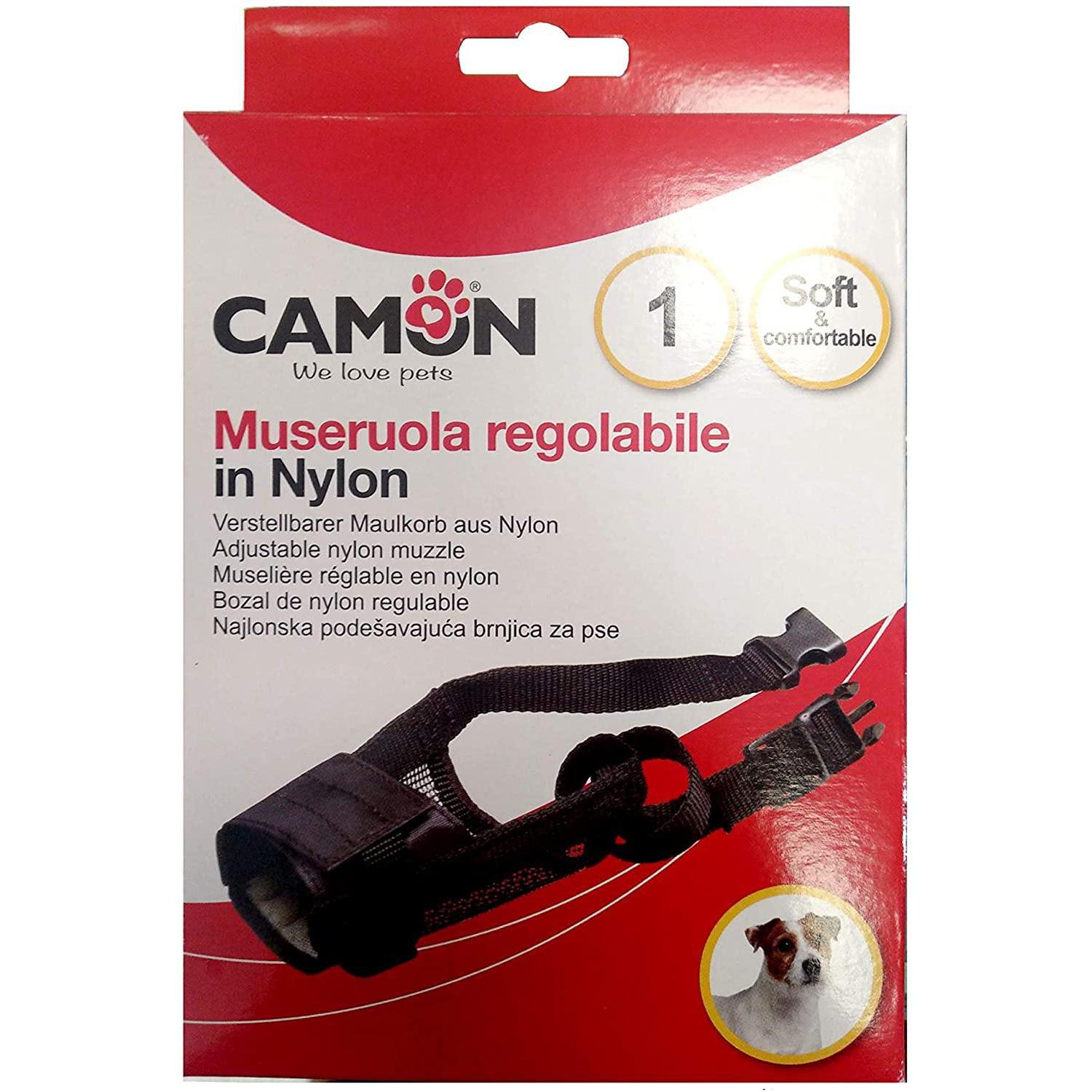Camon museruola in nylon regolabile misura Small Camon museruola in nylon regolabile misura Small